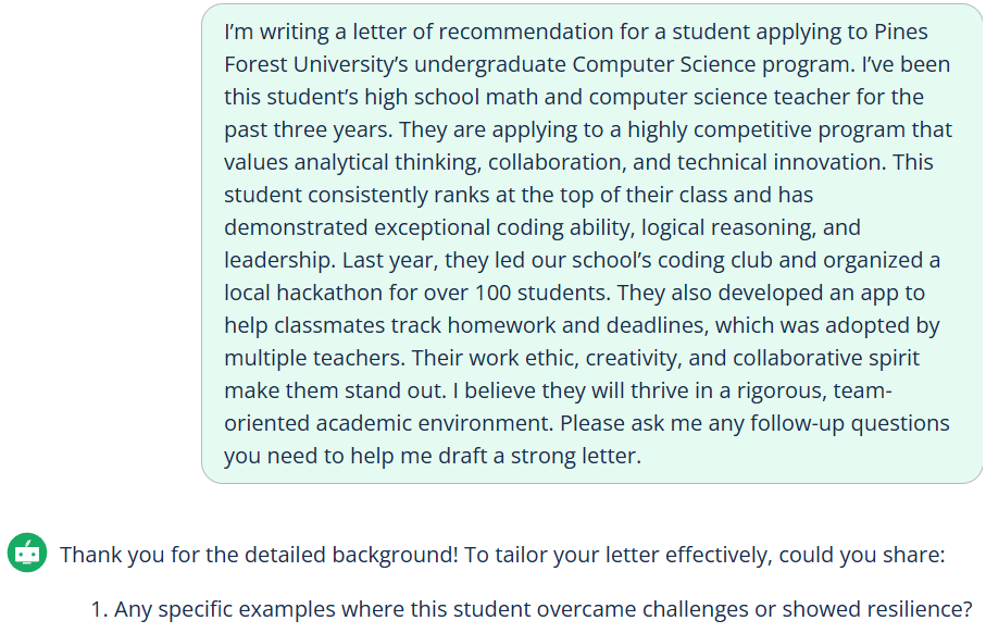 An-example-prompt-for-QuillBot's-AI-letter-of-recommendation-generator