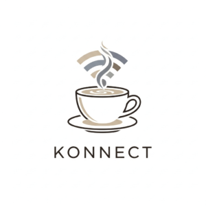 Logo generated by AI for a café