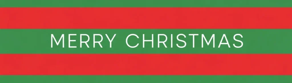 An AI-generated image of a plain Christmas newsletter heading