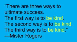 Presentation slide with a quote about success.