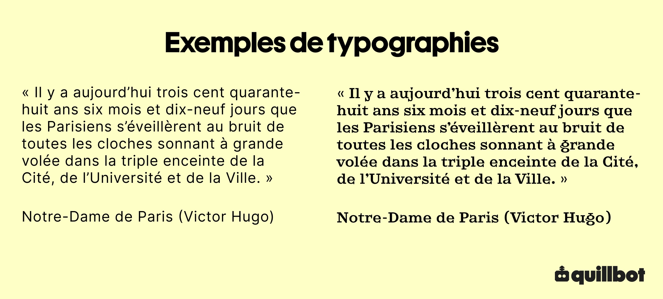 Bonne typographie