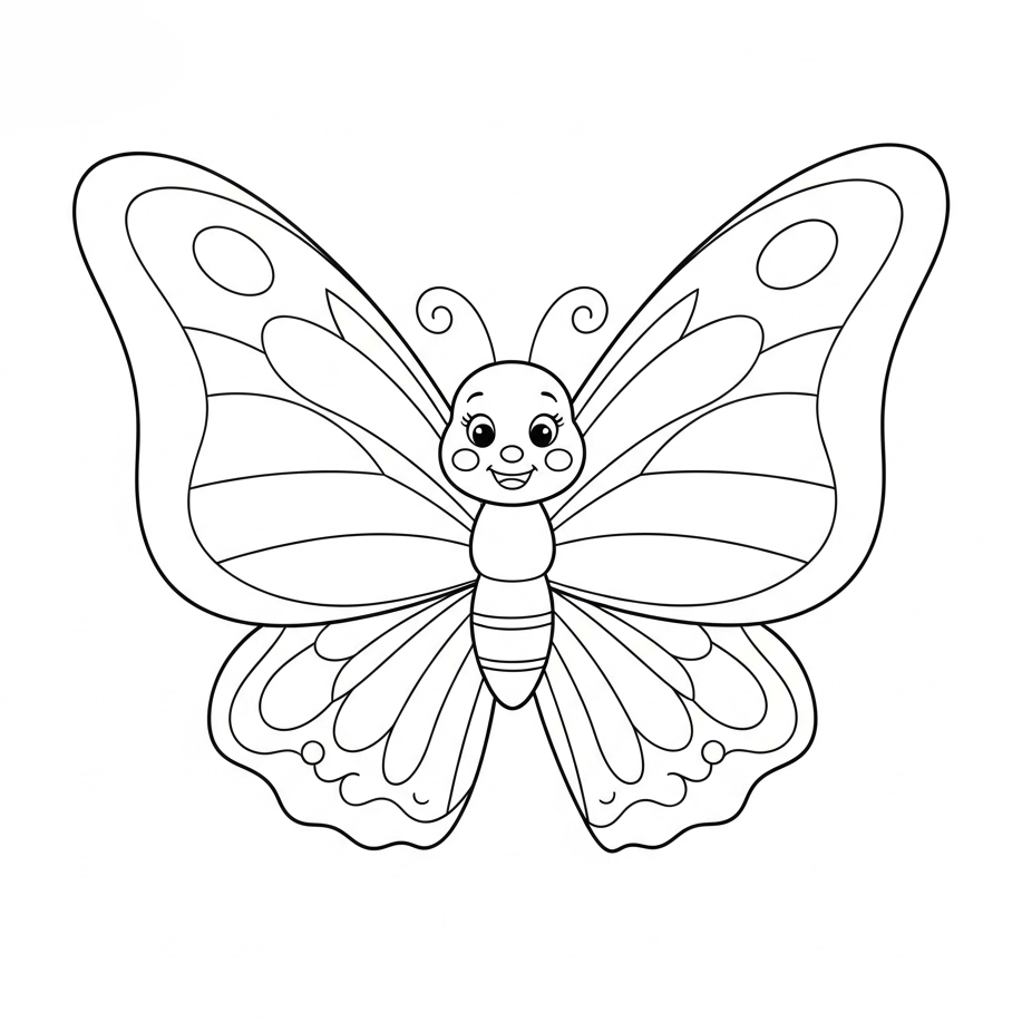 Frühlings-Ausmalbild für Kinder