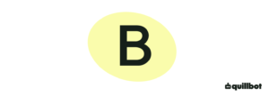 Letter B