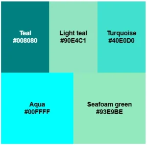 Light teal