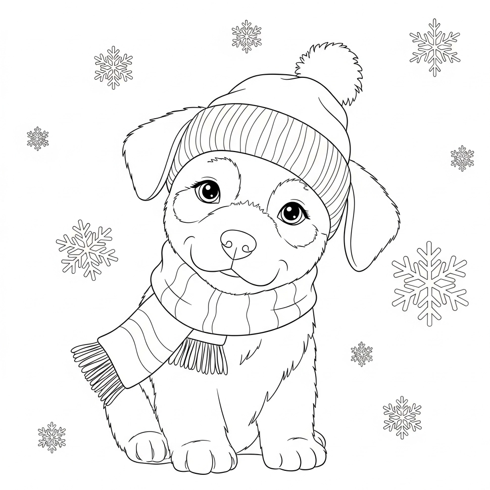 Ausmalbilder Hunde