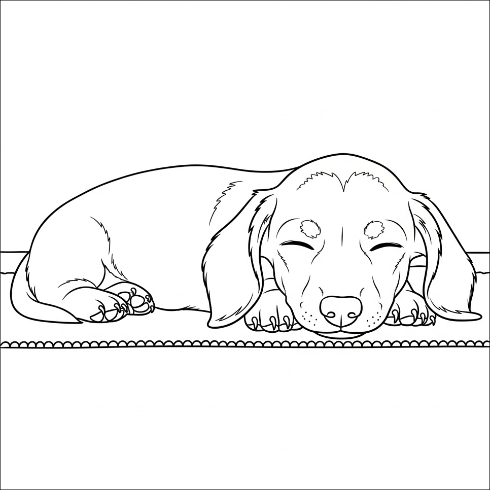 Ausmalbilder Hunde