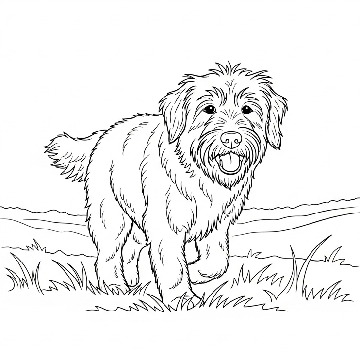 Ausmalbilder Hunde