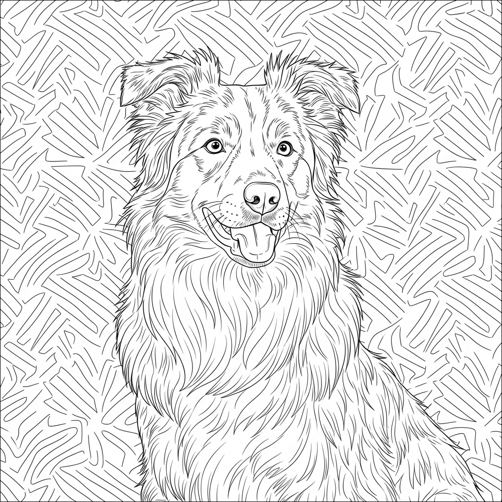 Ausmalbilder Hunde