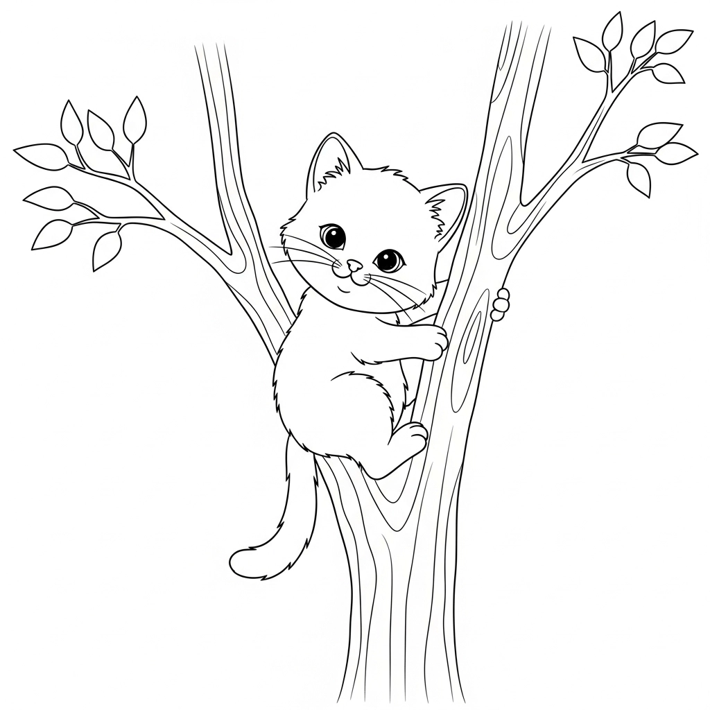 Katzen-Ausmalbild-6