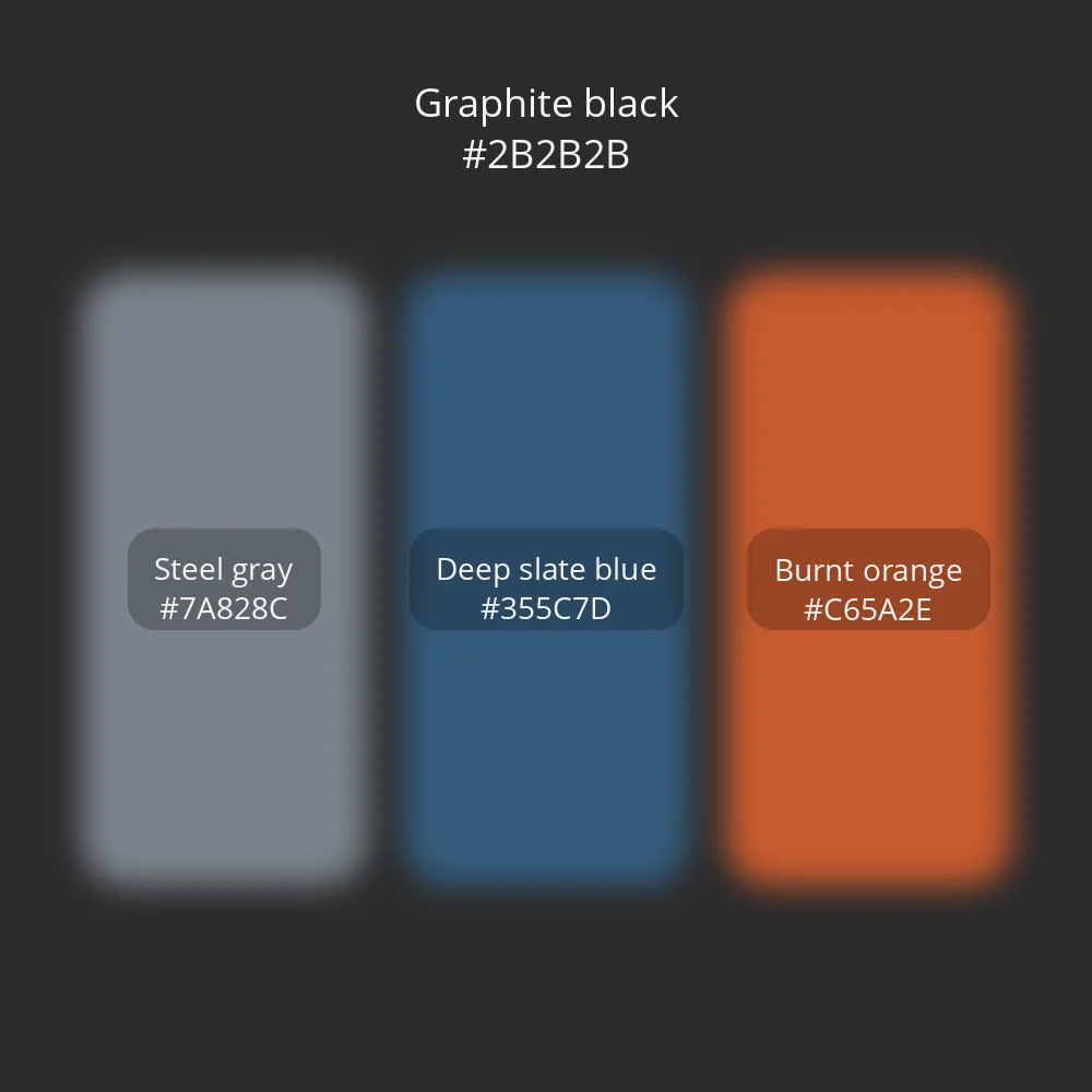 Black color palette 2