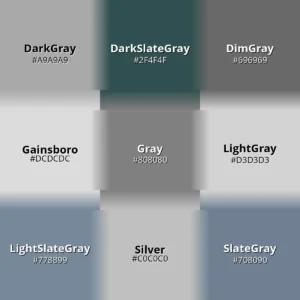 Gray color code