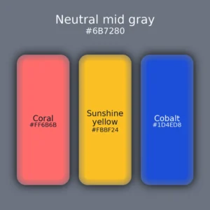 Gray color palette 4