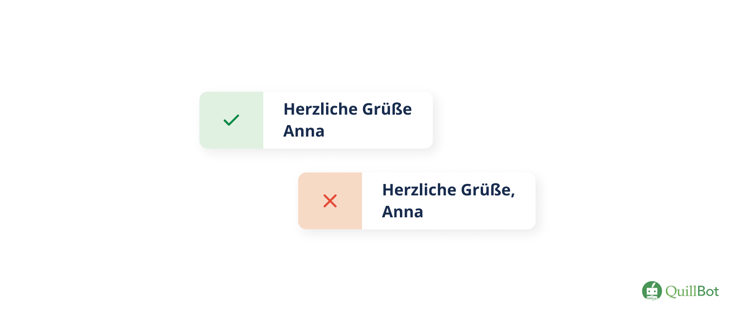 herzliche grüße