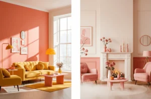 Koralle Analog Wohnzimmer