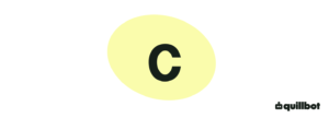 Lettre c minuscule