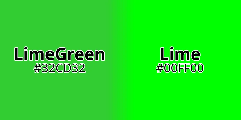 Lime green hex code
