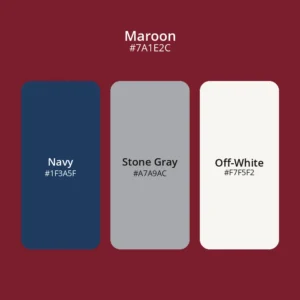 Maroon color palette 2