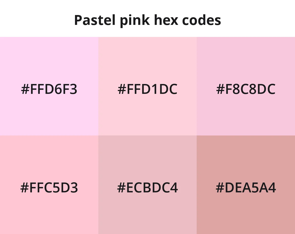 Pastel pink hex code