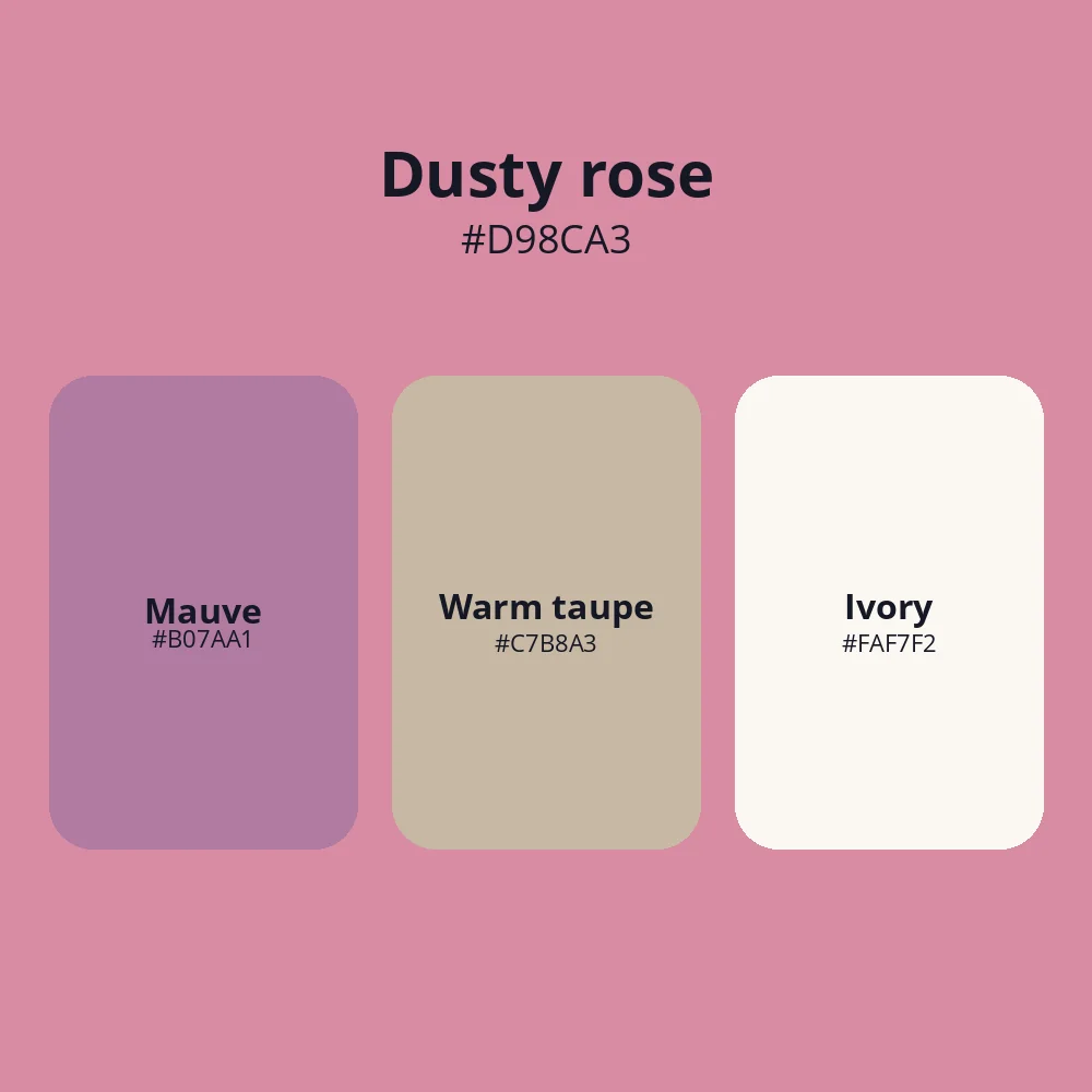 Pink color palette 3