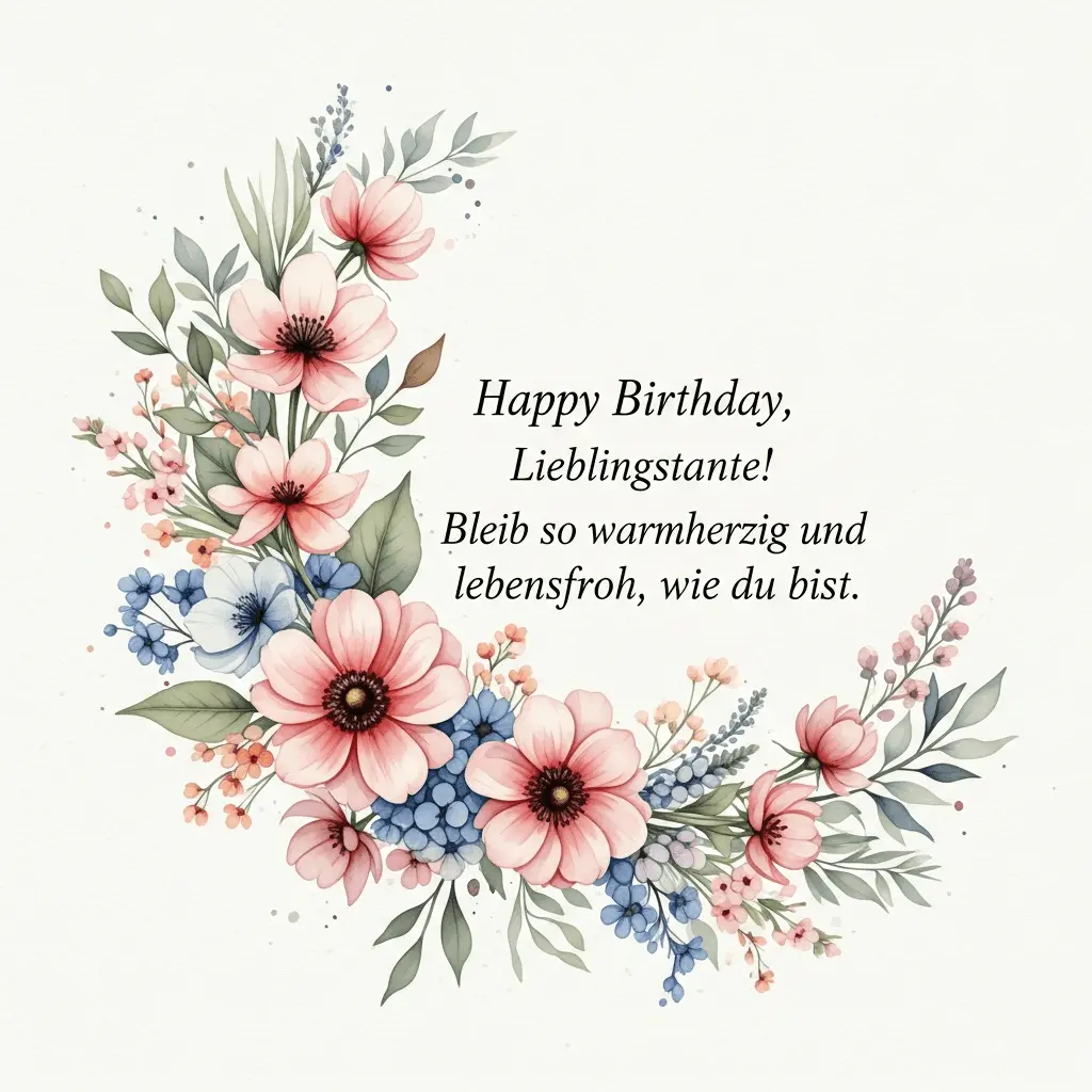 Geburtstagswunsch-Tante