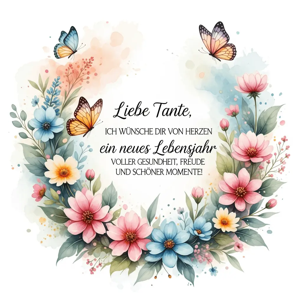 Geburtstagswunsch-Tante