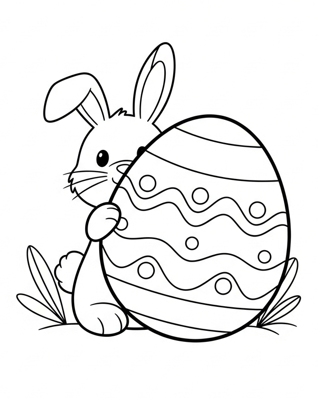 coloriage paques