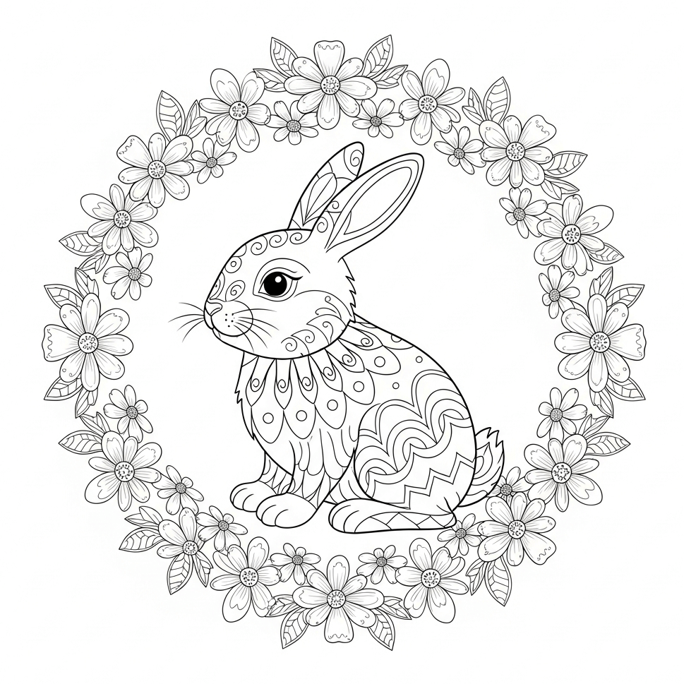 coloriage paques