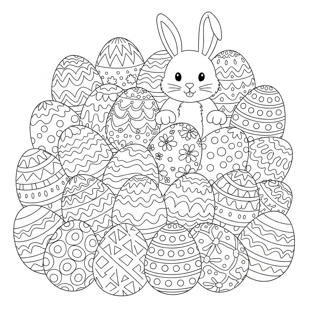 coloriage paques