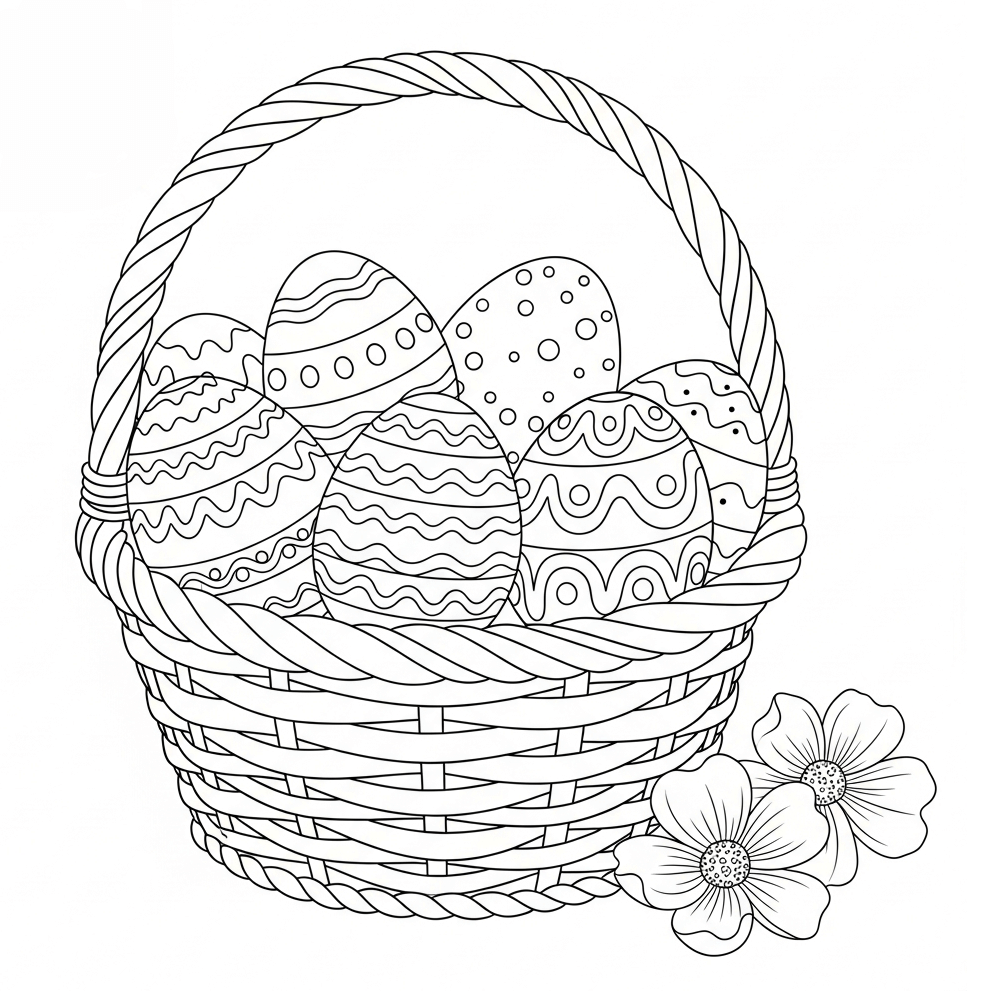 coloriage paques