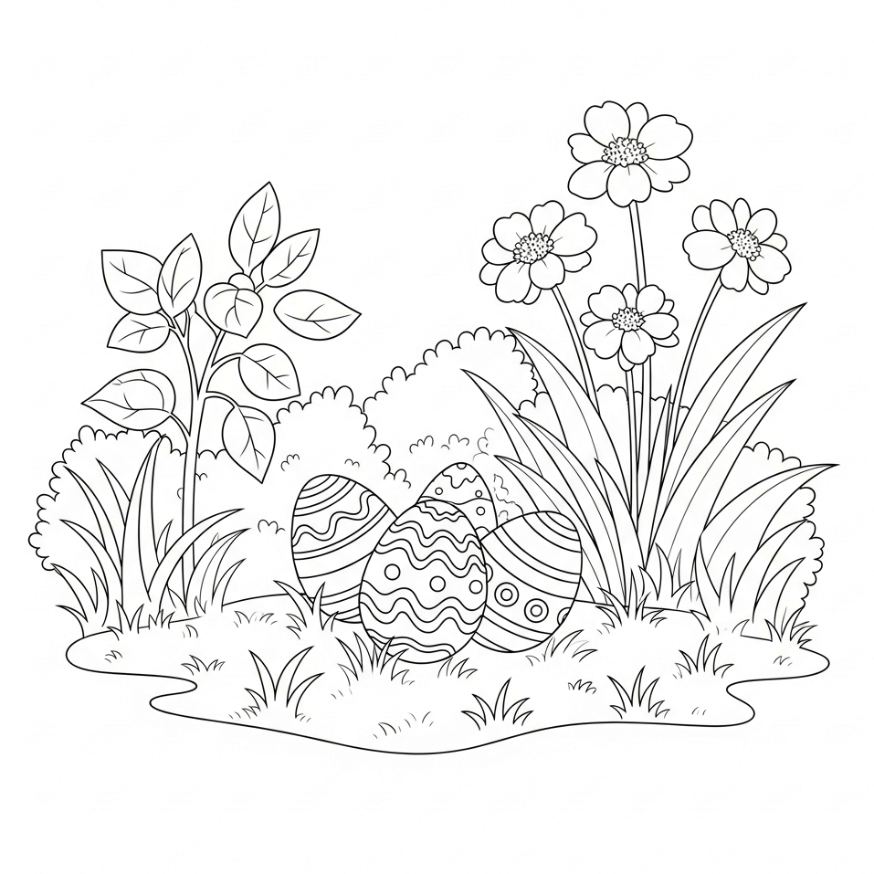 coloriage paques