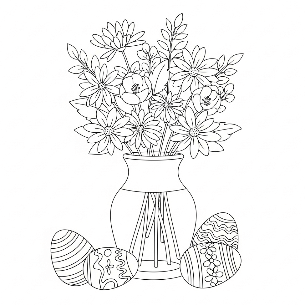 coloriage paques