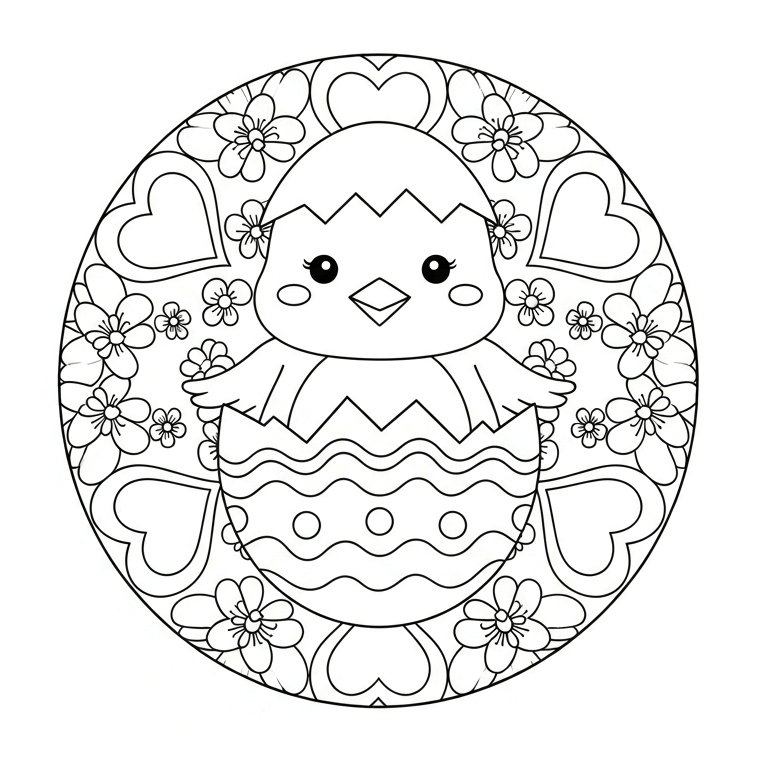 coloriage paques