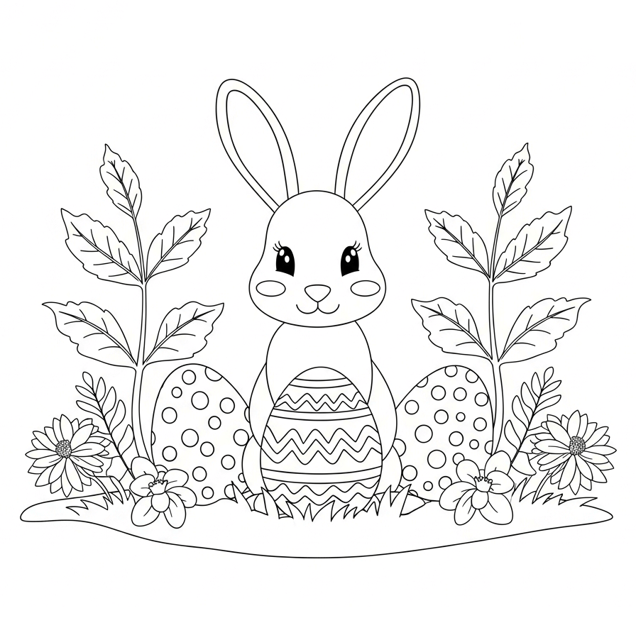 coloriage paques