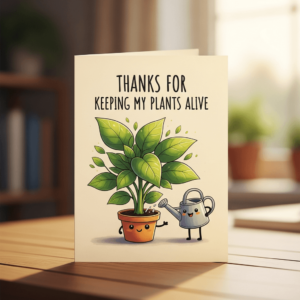 thank you - watering my plants