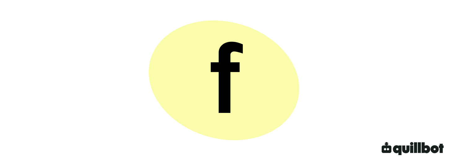 Lettre F minuscule