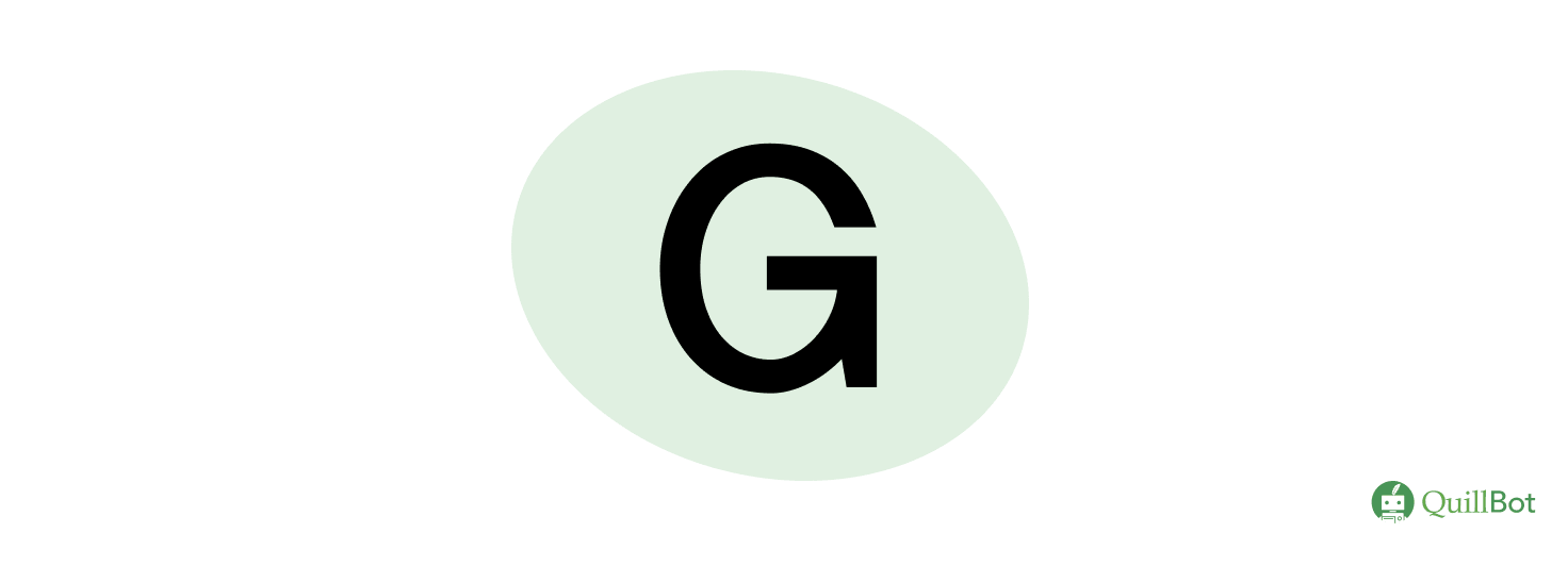 Lettre G majuscule