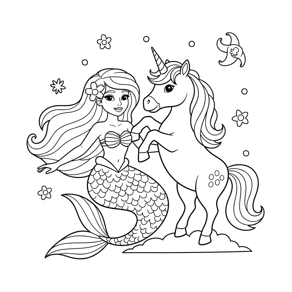 Meerjungfrau Einhorn