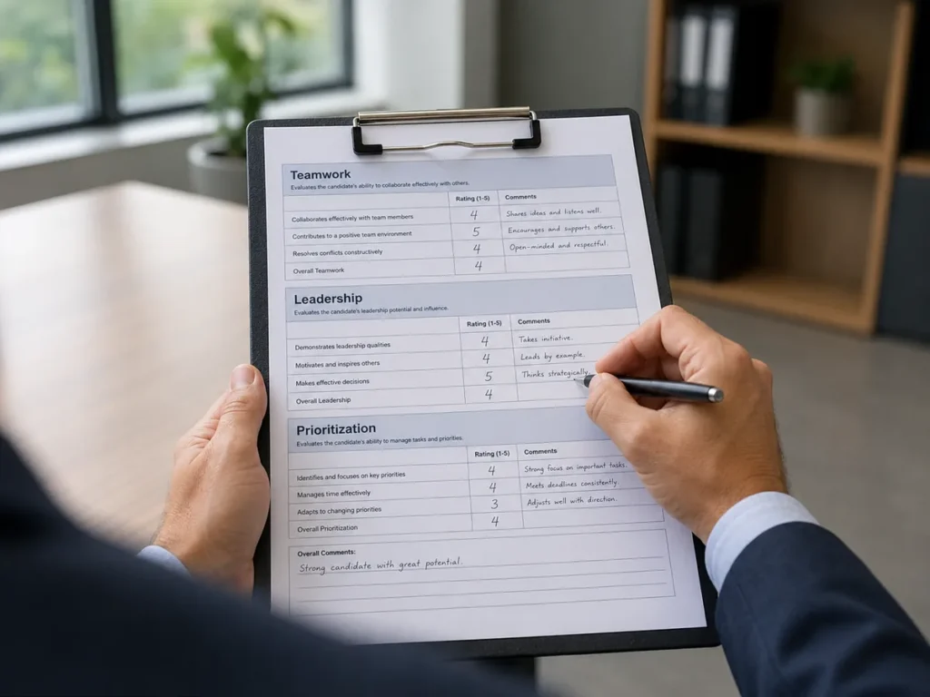 Behavioral interview questions