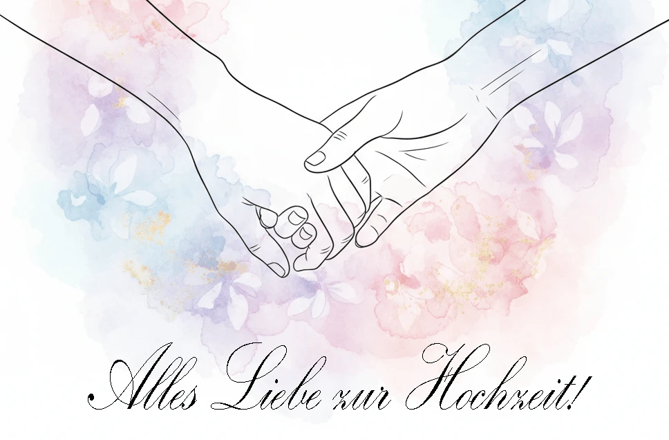 Glückwünsche zur Hochzeit