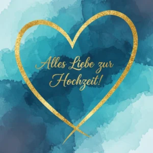 Glückwünsche zur Hochzeit