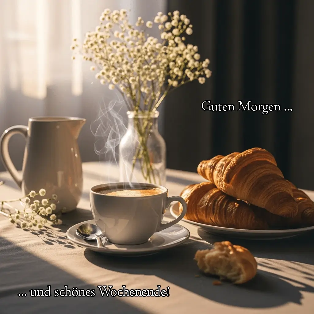 Guten Morgen schönes Wochenende Bild