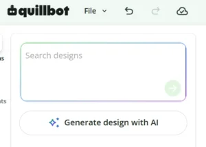 Quillbot restaurant logo idea example 1