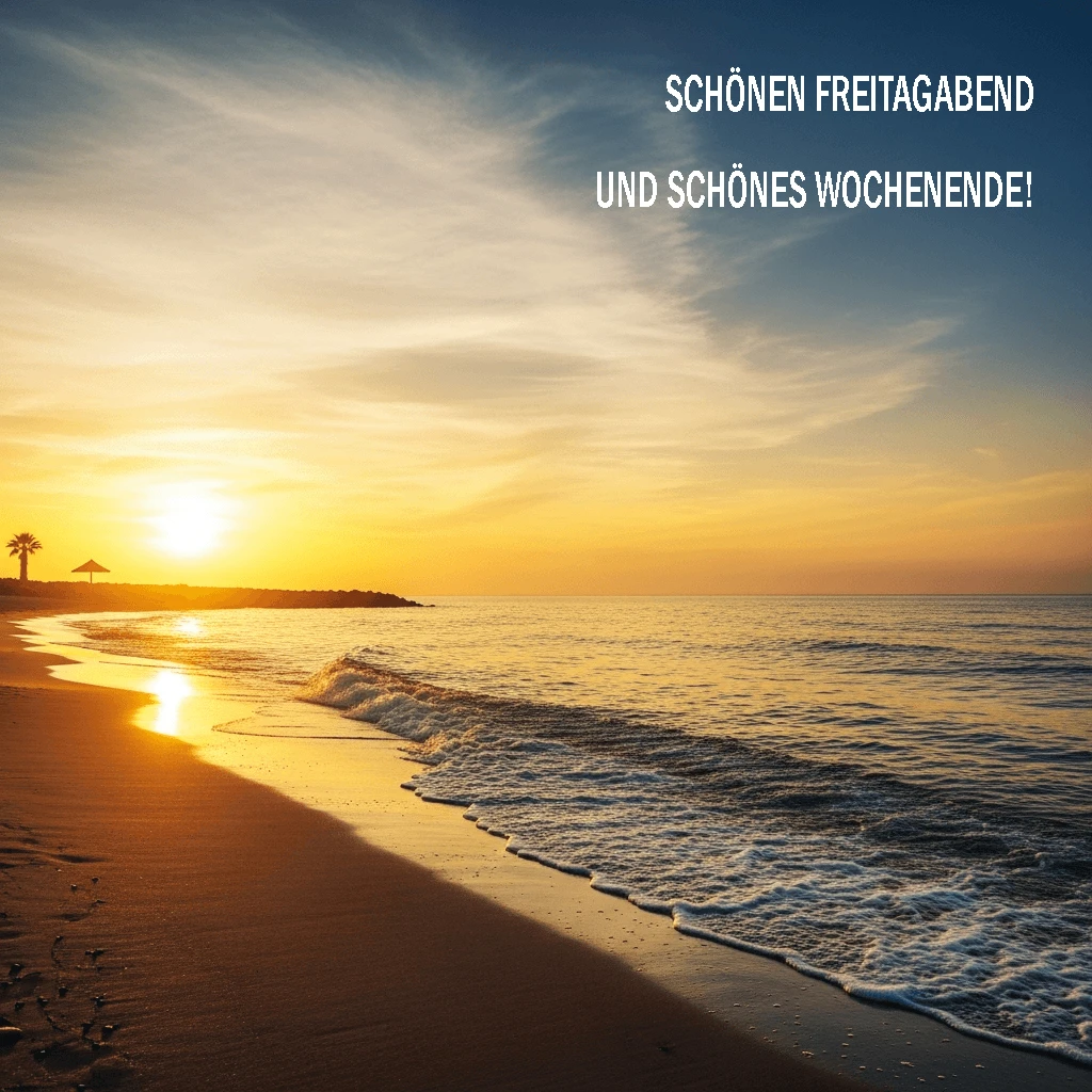Schönen Freitagabend Bild