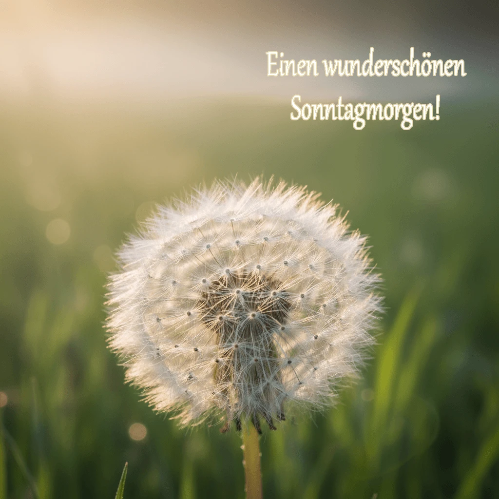 Guten Morgen Sonntag Bild