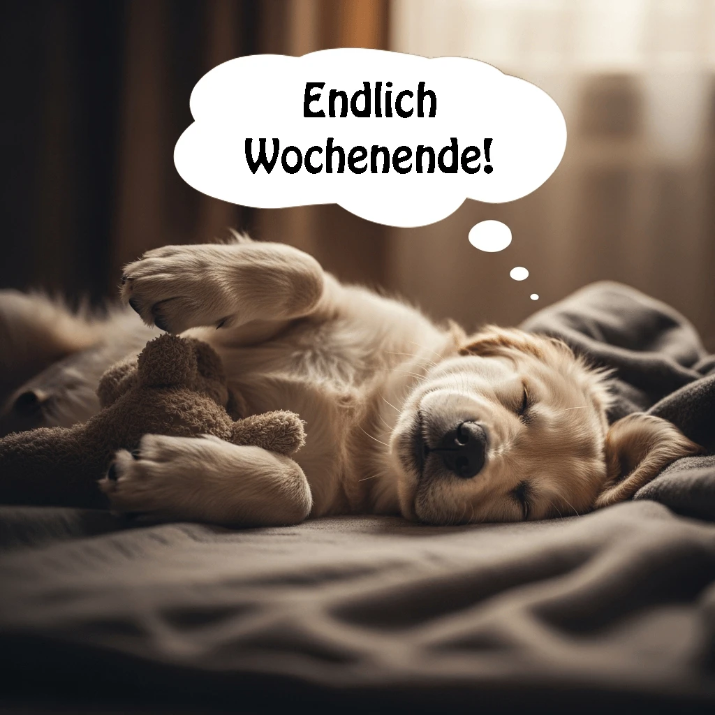 Schönes Wochenende Bild lustig