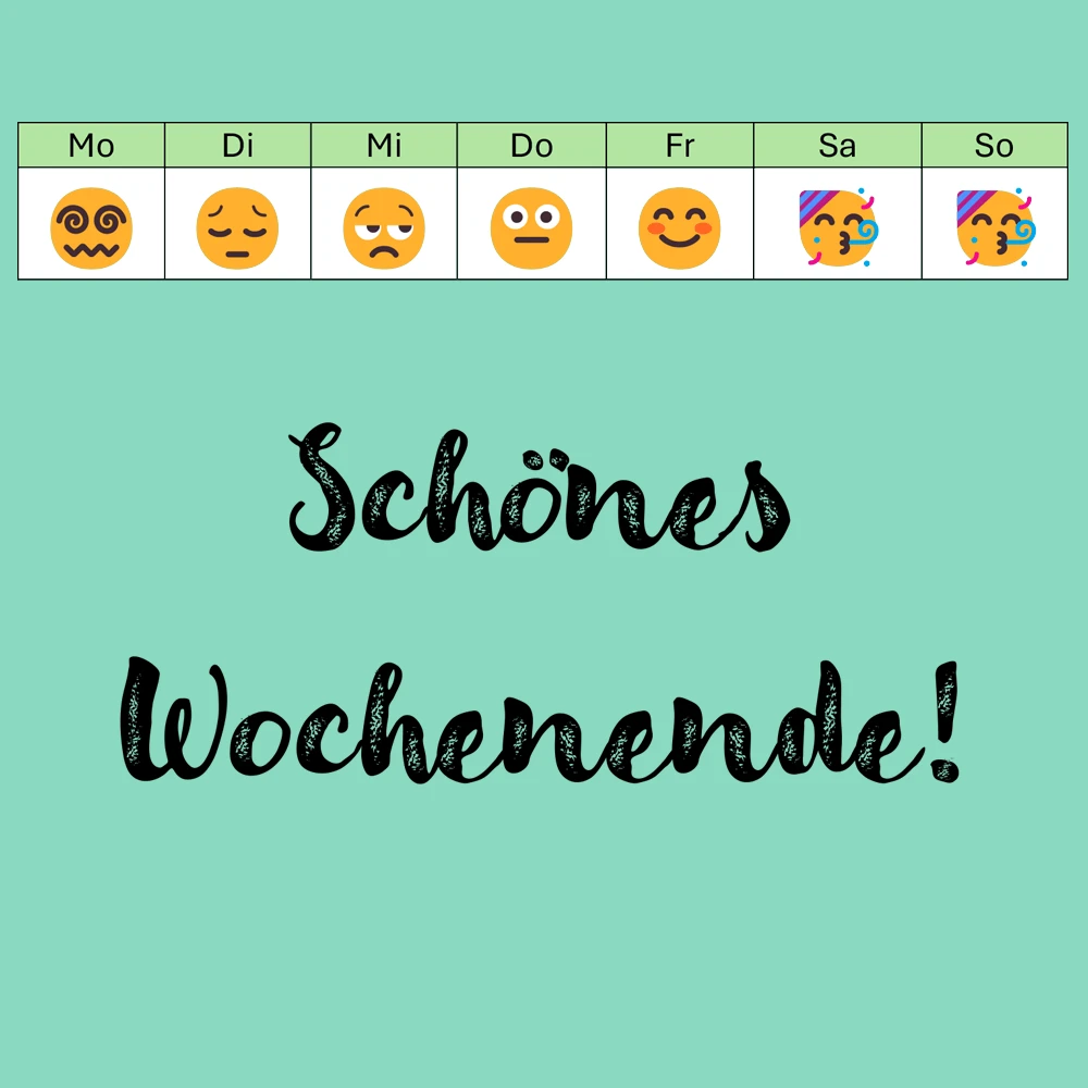 Schönes Wochenende Bild lustig