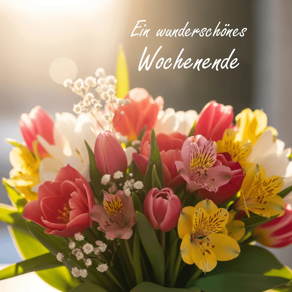 WhatsApp-Gruß Schönes Wochenende Bild