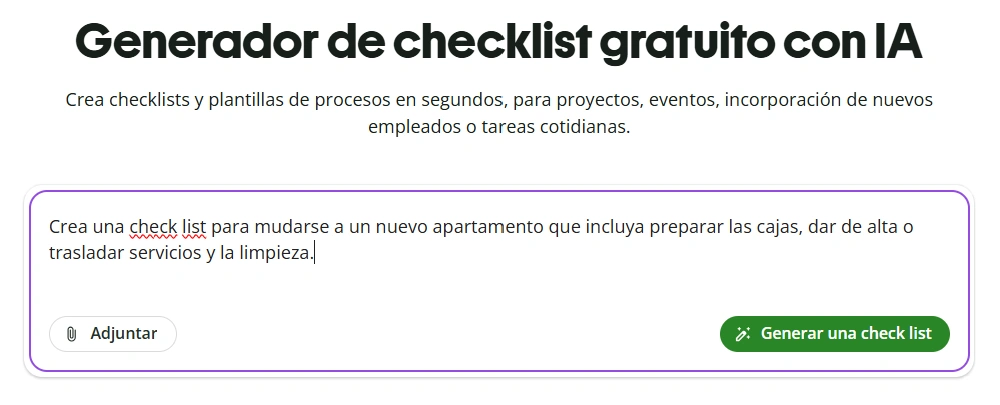 checklist