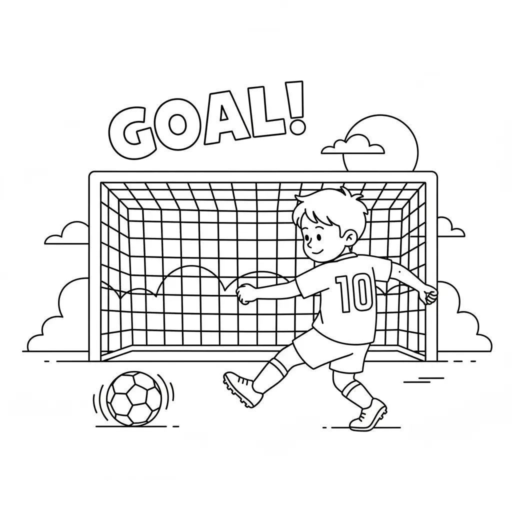coloriage football but
