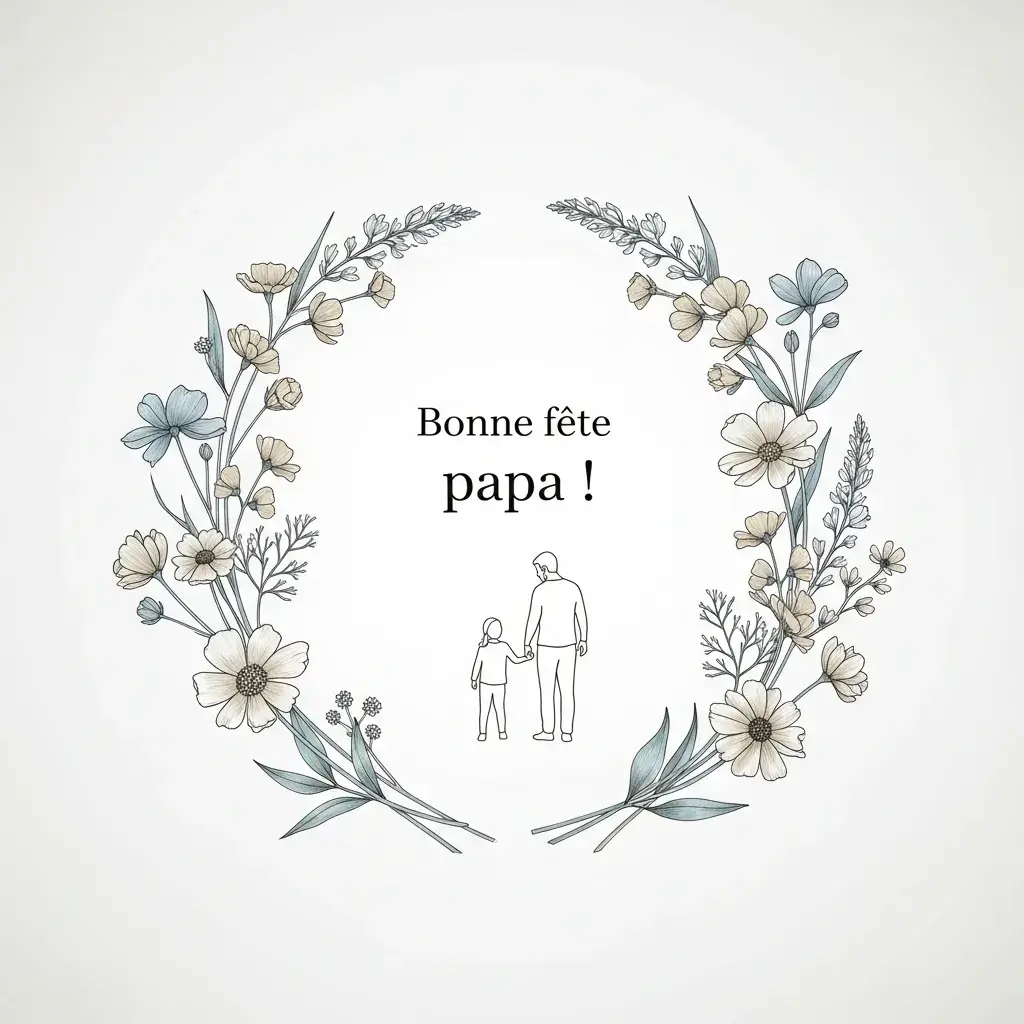 dessin fete des peres dessin simple